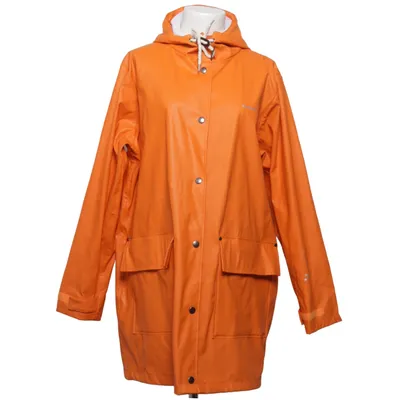 Regnfrakke (Orange) fra Tuxer Polyester