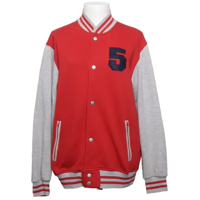 Collegejacka (Röd, Grå) från Ultimate Bomull, Polyester