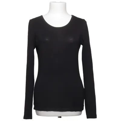 T-shirt à manches longues (Noir) de C Organic Cotton Coton, Élasthane