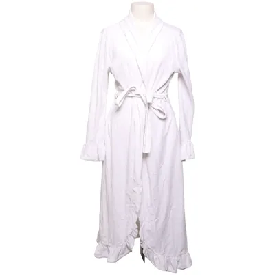 Badjas (Wit) van Vera Velour Katoen, Polyester