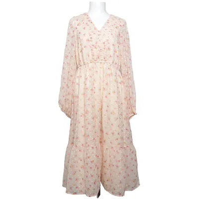 Klänning (Beige, Flerfärgad) från Ellos Polyester