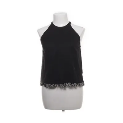 Tank Top (Black, White) from Zara Trafaluc Cotton, Polyester