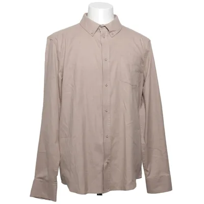 Buttondown-skjorta (Beige) från S.C.W Bomull, Elastan