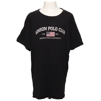 T-shirt (Black) from Vinson Polo Club Cotton