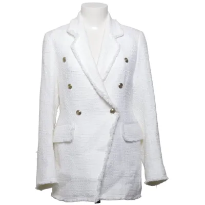 Blazer (White) from Veronica Virta Cotton, Viscose