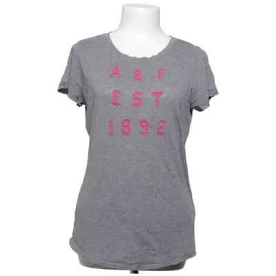 T-shirt (Grå, Rosa) från Abercrombie & Fitch Bomull, Polyester