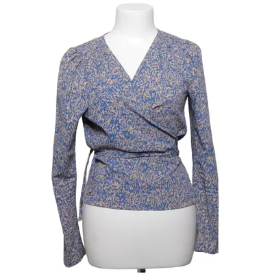 Omlottblus (Blå, Beige) från Aware by Vero Moda Elastan, Återvunnen polyester