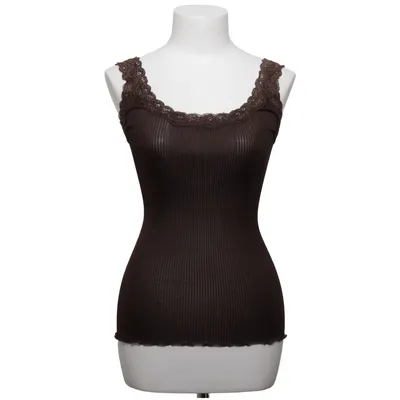 Tanktop (Brun) fra Intimissimi Elastan, Polyamid, Silke