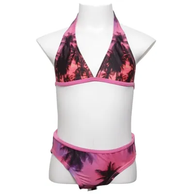 Bikini (Roze, Zwart, Lila) van Pocopiano Elastaan, Polyester