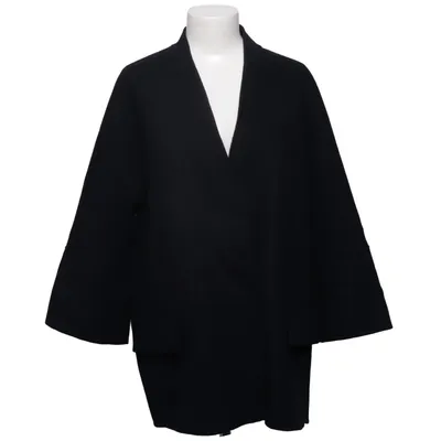 Manteau (Bleu) de Zara Basic Outerwear Polyester, Laine
