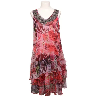 Dress (Orange, Multicolored) from Kapalua Polyester