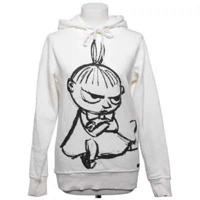 Capuchon sweater (Wit, Zwart) van Martinex Katoen, Polyester