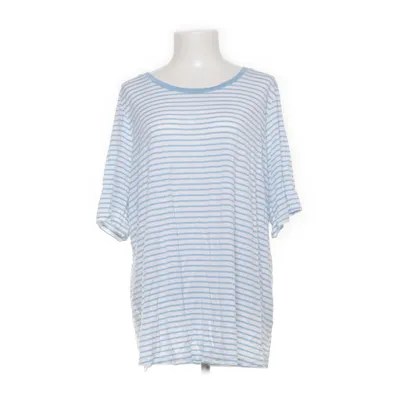 T-shirt (Blau, Weiß) von Zizzi Elasthan, Lyocell