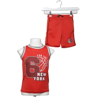 Trainingsset (Rood) van Dopo Dopo Boys Polyester