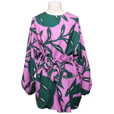 Jurk (Roze, Groen) van Les Jumelles Elastaan, Polyester