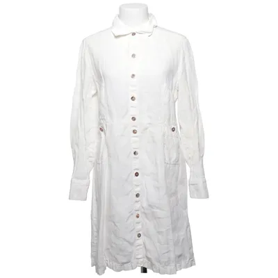 Shirt dress (White) from KUS Linen
