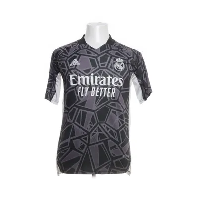 Fodboldtrøje (Sort, Grå) fra Adidas Polyester