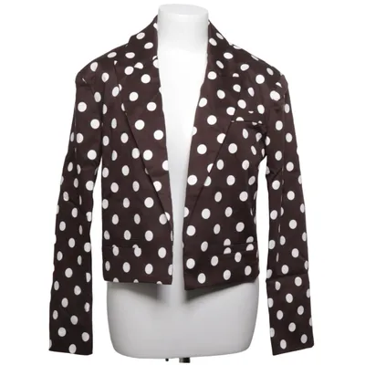 Blazer (Marron, Blanc) de Loavies Polyester