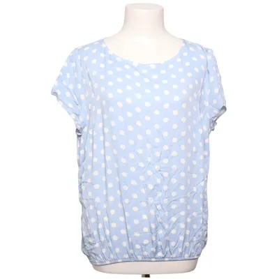 Haut (Bleu, Blanc) de Blue Polyester, Viscose
