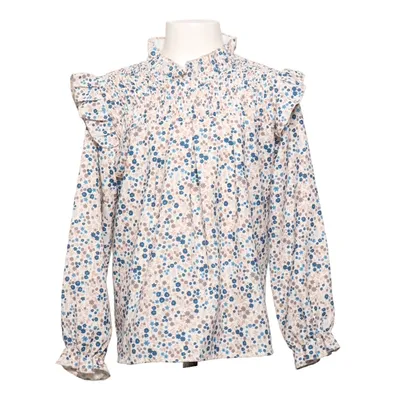 Blouse (White, Blue, Brown) from Mini Mignon Polyester
