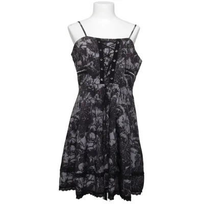 Dress (Black, Gray) from Romwe Polyester