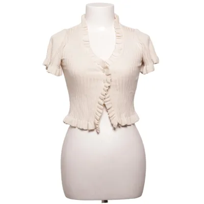 Cardigan (Beige) from Chiquelle Elastane, Viscose