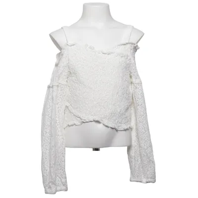 Crop top (White) from Zara Cotton, Polyamide