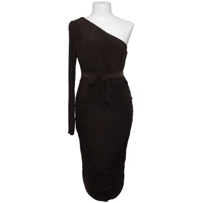 Jurk (Bruin) van Femme Luxe Elastaan, Polyester