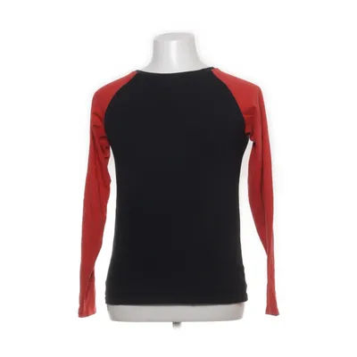 Baseballtröja (Svart, Röd) från EMP Ekologisk bomull