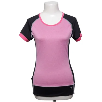 Sporttop (Zwart, Roze) van DeVal Woman Elastaan, Polyester