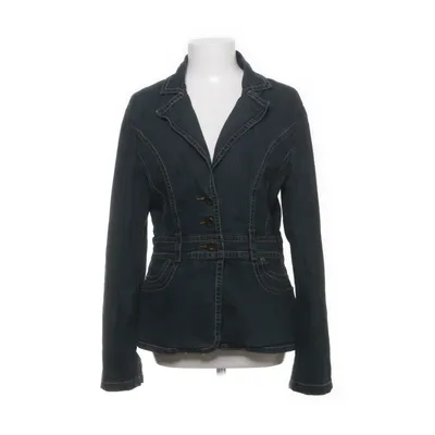 Jeansjacka (Blå, Grön) från LA City Bomull, Elastan, Polyester