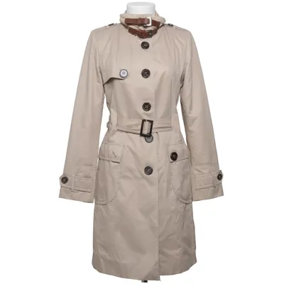 Trenchcoat (Beige) van River Woods Katoen, Polyester