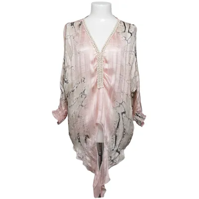 Blouse (Rose, Beige, Multicolore) de Trois Ka Polyester