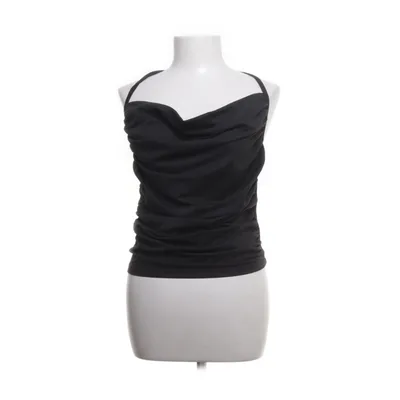 Halternecktopp (Svart) från Shein Elastan, Polyester