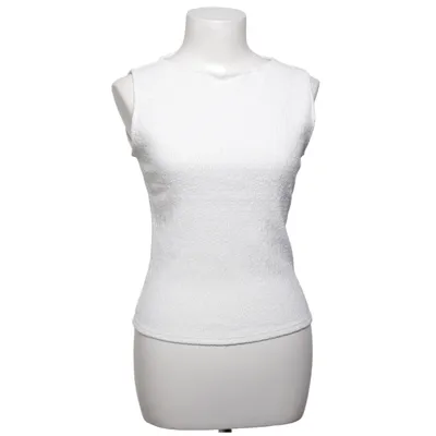 Tanktop (Wit) van Uniqlo Katoen, Elastaan, Polyester