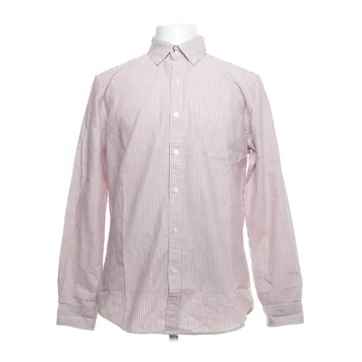 Overhemd (Vintage summer shirt with pink/red and white stripes) van Dressmann Katoen