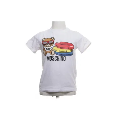 T-shirt (White, Multicolored) from Moschino Kid Cotton, Elastane, Polyester