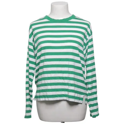Lange mouwen shirt (Groen, Wit) van Monki Katoen, Modal
