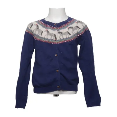 Strickjacke (Blau, Mehrfarbig) von Mini Boden Baumwolle, Polyamid, Wolle