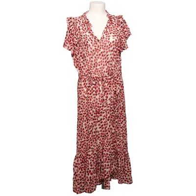 Maxikjole (Rød, Hvid, Flerfarvet) fra Munthe Polyester, Silke, Viscose