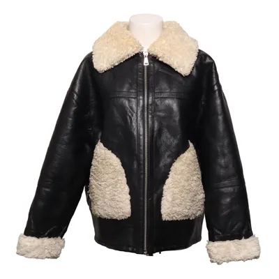 Veste en peau de mouton retournée (Noir, Blanc) de Apparis Polyester