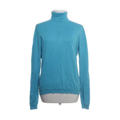 Turtleneck (Blue) from Lauren Ralph Lauren Cotton, Elastane, Nylon, Silk