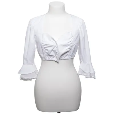 Dirndl blouse (Wit) van Country Line Katoen, Polyester