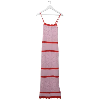 Långklänning (Rosa, Röd) från Gina Tricot Bomull