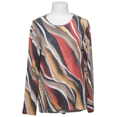 Trui (Rood, Bruin, Meerkleurig) van Gabriella K. Elastaan, Polyester, Viscose