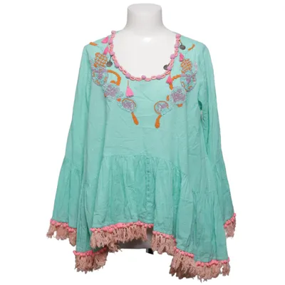 Top (Türkis) von Antica Sartoria Baumwolle