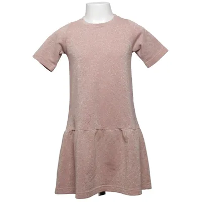 Kleid (Beige, Gold) von Christina Rohde Baumwolle, Metallfaser, Polyester