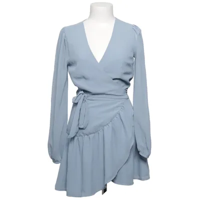 Wrap dress (Blue) from Anika Teller x NA-KD Polyester