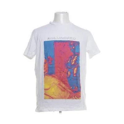 T-shirt (Vit) från Karl Lagerfeld Bomull, Elastan
