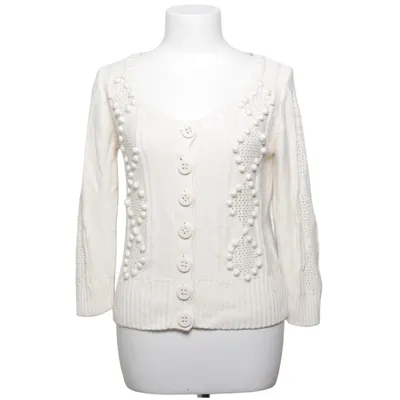 Cardigan (Blanc) de Frk. Coton, Polyamide, Viscose